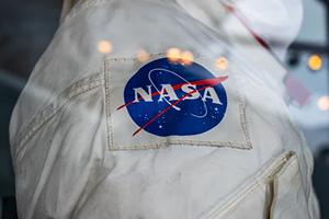 NASA uniform and patch