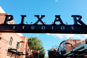 Pixar Studios banner