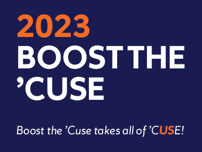 2023 Boost the 'Cuse, Boost the Cuse takes all of CUSE!